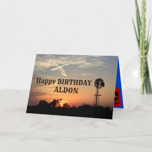 Windmill with a Cross in the Sky Greeting Card