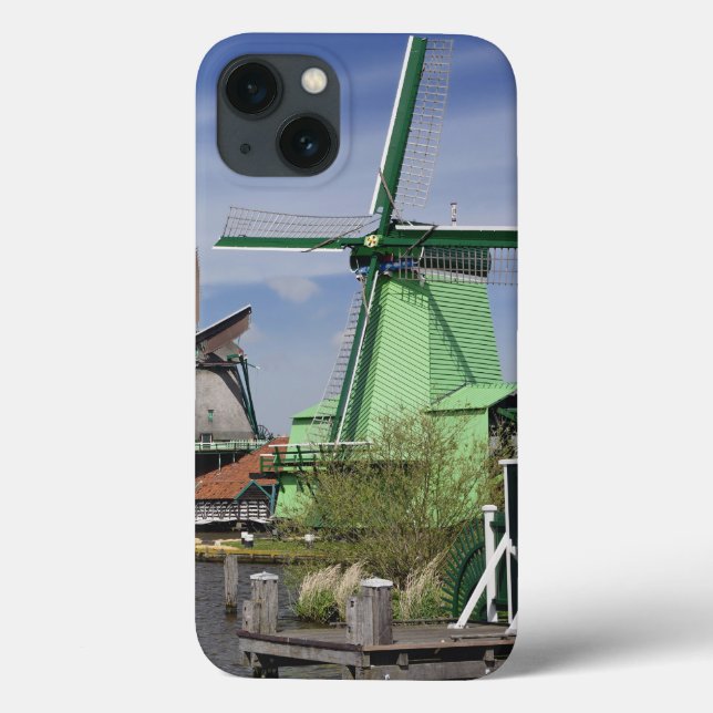 Windmill, Zaanse Schans, Holland, Netherlands 2 Case-Mate iPhone Case (Back)