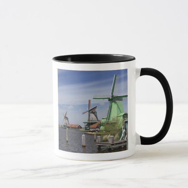 Windmill, Zaanse Schans, Holland, Netherlands 2 Mug (Right)