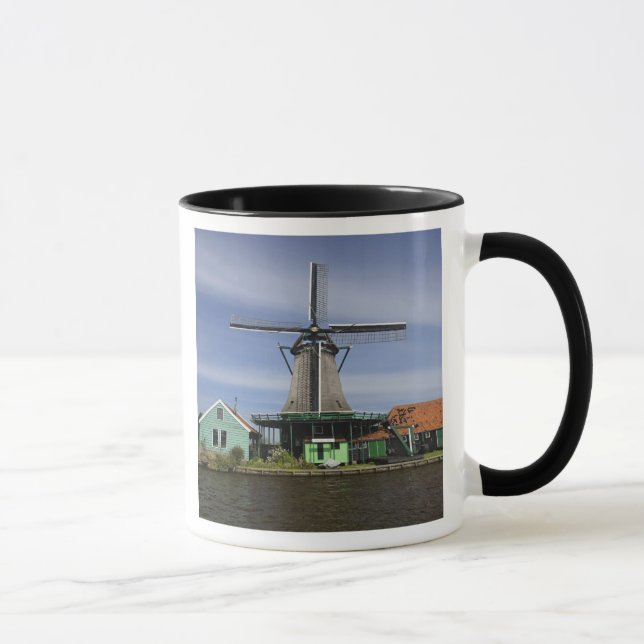 Windmill, Zaanse Schans, Holland, Netherlands 3 Mug (Right)