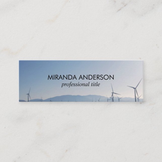 Windmills Country Side Mini Business Card (Front)