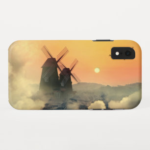 Windmills Mountains and Clouds Case-Mate iPhone Case