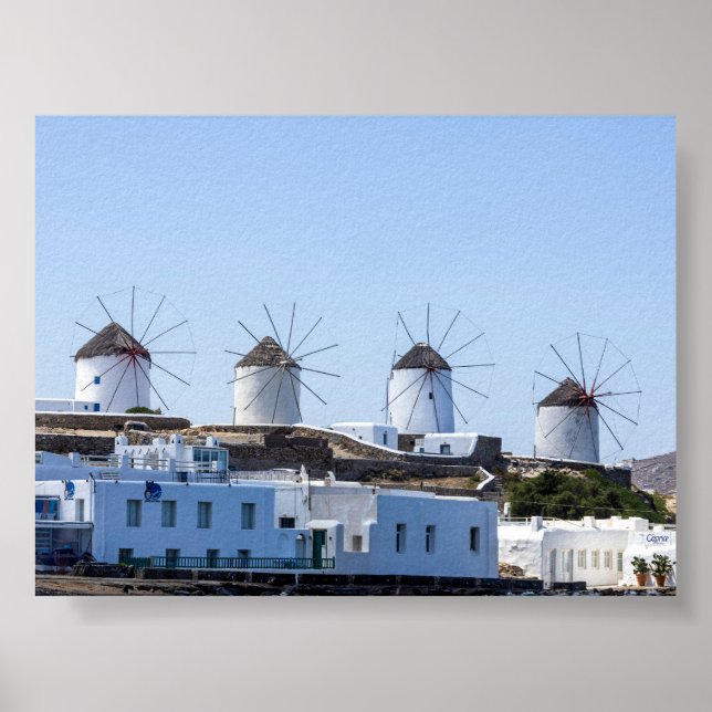 Windmills of Mykonos Poster (Front)