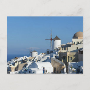 Windmills of Oia Postcard