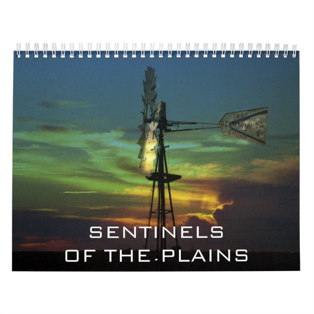 Windmills Sentinels of the Plains Calendar (Cover)