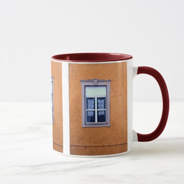 'WINDOW AND LACE CURTAINS" (PHOTOG) MUG (Right)