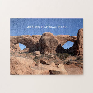 Window Arch - Arches National Park Postcard Jigsaw Puzzle