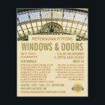 Window Arch, Window & Door Fitter Company Flyer<br><div class="desc">Window Arch,  Window & Door Fitter Company Advertising Flyer by The Business Card Store.</div>