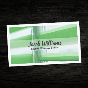 Window Blinds Business Card