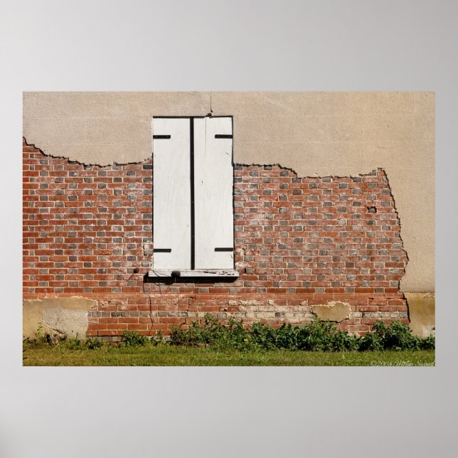 Window - Burlington, NJ - Dilapidated Poster (Front)