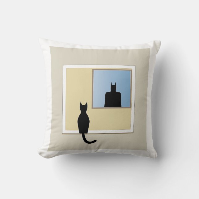 Window Cat Cushion (Front)