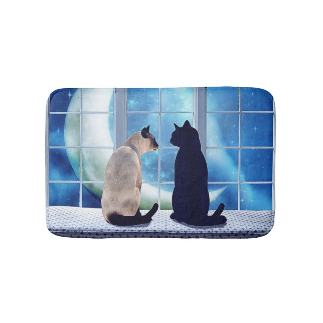 Window Cats Bath Mat (Front)