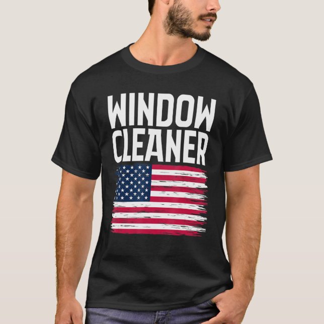 Window Cleaner Cleaning 70 T-Shirt (Front)