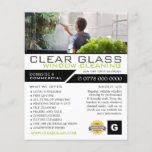 Window Cleaner, Cleaning Service Advertising Flyer<br><div class="desc">Window Cleaner,  Cleaning Service Advertising Flyer by The Business Card Store.</div>