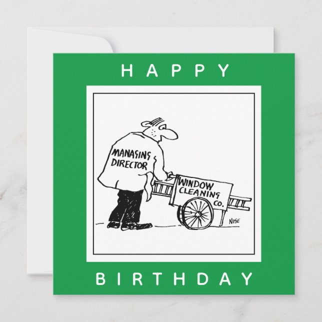 Window Cleaner with Window Cleaning Cart Card (Front)