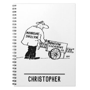 Window Cleaner with Window Cleaning Cart Notebook