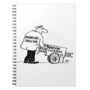 Window Cleaner with Window Cleaning Cart Notebook