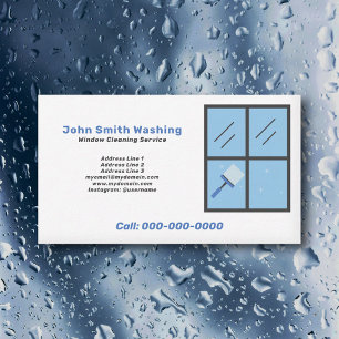 Window Cleaning Business Card