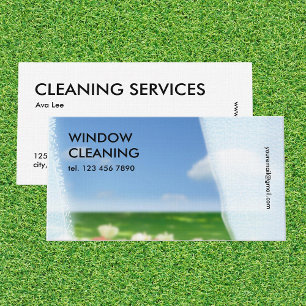 Window Cleaning Business Card