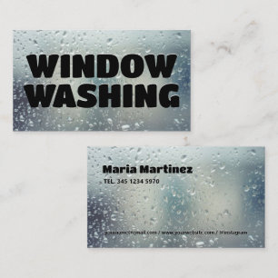 Window Cleaning Business Card