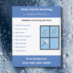 Window Cleaning Flyer<br><div class="desc">A flyer for professional window cleaning services. It comes with phone number, full contact and list of services!</div>