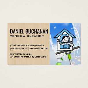 Window Cleaning Maid Logo
