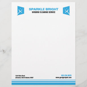 Window Cleaning Service Custom Letterhead