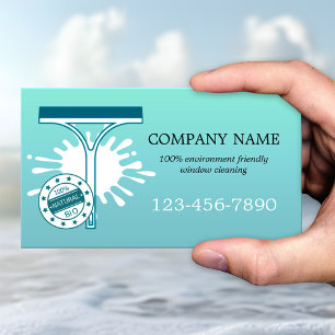 Window Cleaning Services Business Card