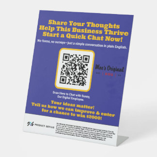 Window cling-clean PGC Pedestal Sign