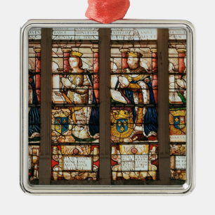 Window depicting Francois de Bourbon Metal Tree Decoration