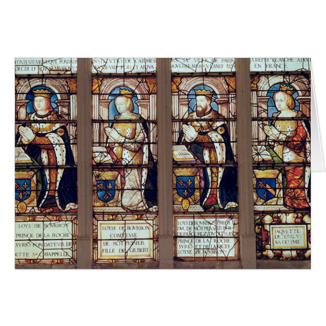 Window depicting Louis de Bourbon (Front Horizontal)