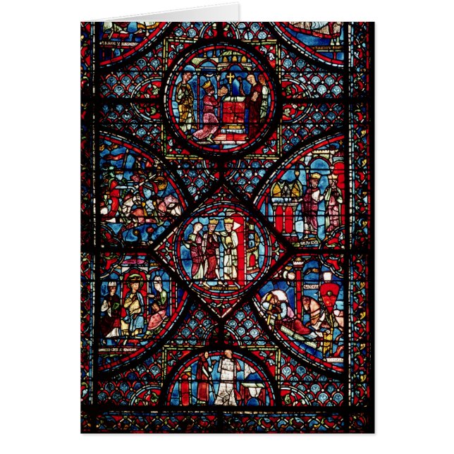 Window depicting scenes (Front)