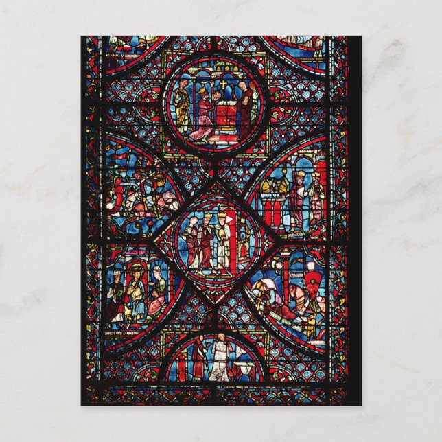 Window depicting scenes postcard (Front)