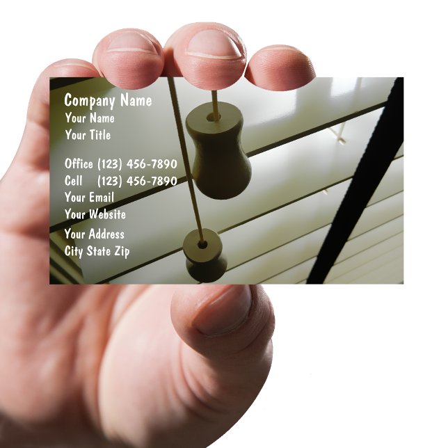 Window Fashions Business Cards (Creator Uploaded)