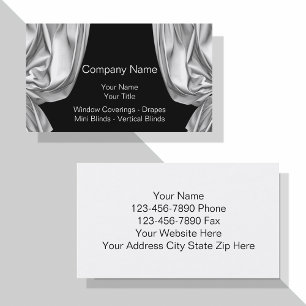 Window Fashions Business Cards