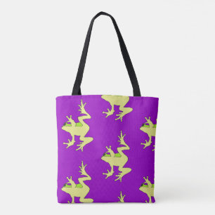 Window Frogs tote bag
