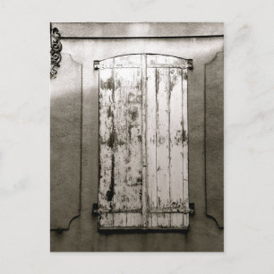 Window, Gravelines, FRANCE Postcard