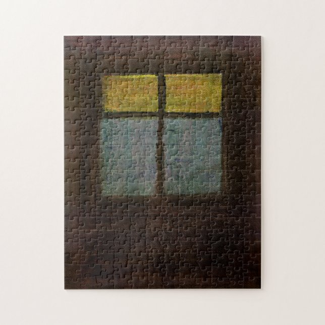 Window in Acrylic on Canvas Cloth Jigsaw Puzzle (Vertical)