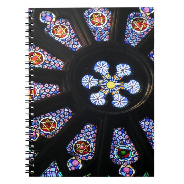 Window in Barcelona Spiral Notebook (Front)