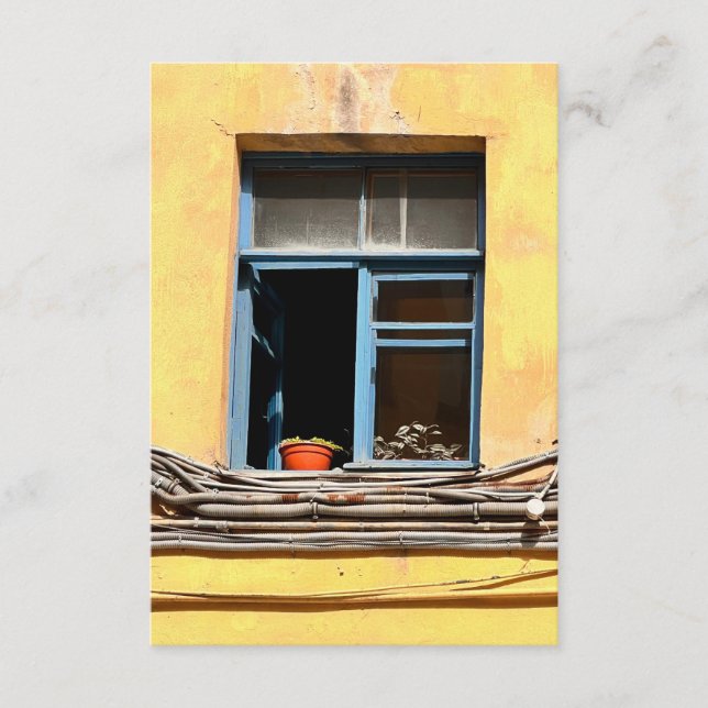 Window in Saint-Petersburg Enclosure Card (Front)