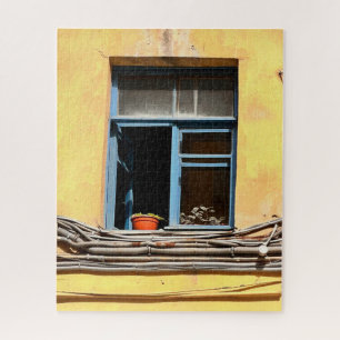 Window in Saint-Petersburg Jigsaw Puzzle