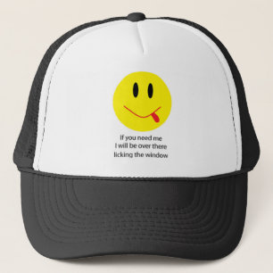 window licker trucker hat