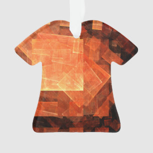Window Light Abstract Art Acrylic Shirt Ornament