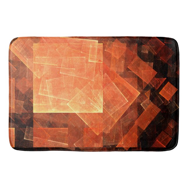 Window Light Abstract Art Bath Mat (Front)