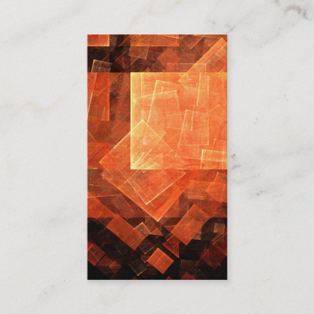 Window Light Abstract Art Business Card (Front)