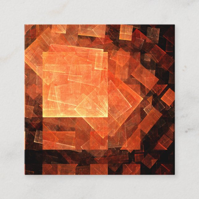 Window Light Abstract Art Enclosure Card (Front)