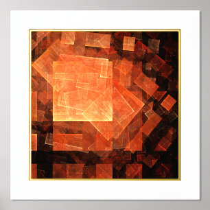 Window Light Abstract Art Foil Prints