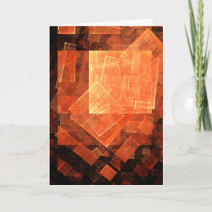 Window Light Abstract Art Greeting Card