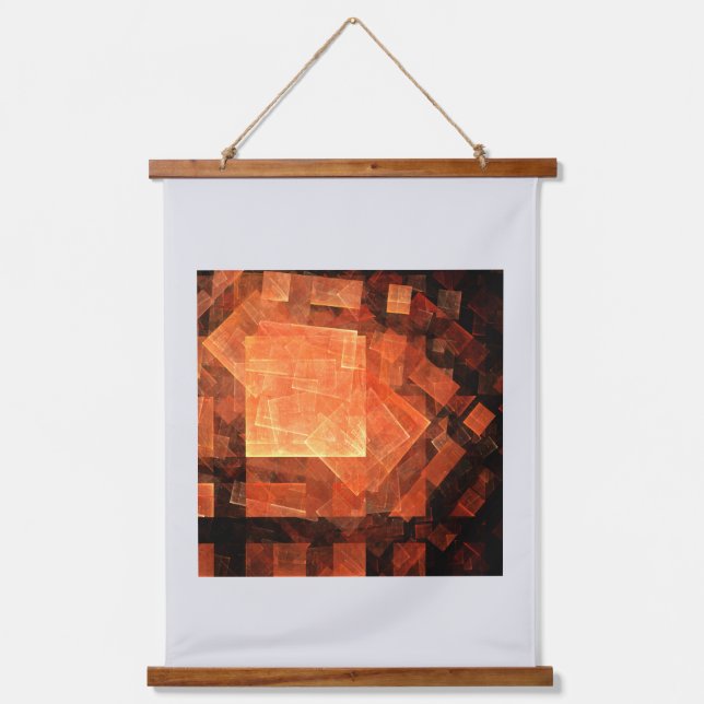 Window Light Abstract Art Hanging Tapestry (Front)