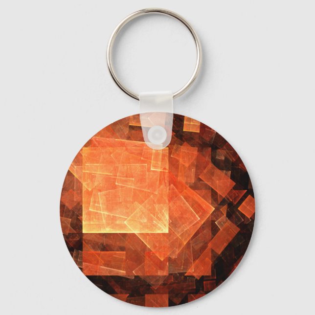 Window Light Abstract Art Keychain (Front)
